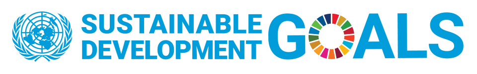 Image of UN logo and text of sustainable development goals.